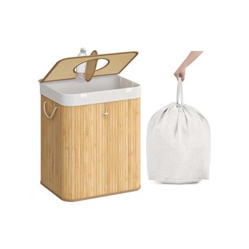 Pojemnik na butelki SONGMICS, 95 l, piasek, 40,5 × 61 × 40,5 cm