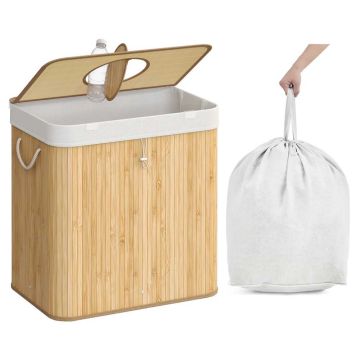 Pojemnik na butelki SONGMICS, 95 l, piasek, 50,5 × 61 × 40,5 cm
