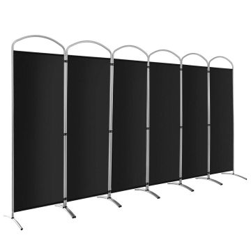 Screen 331x51x188cm., black