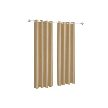 Blackout curtains, champagne color