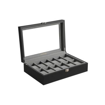 Elegant watch box, capacity for 12 watches