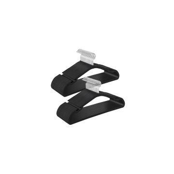 Clothes hangers 50pcs, gray/silver color