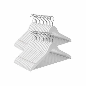 Hanger set, 30 pcs., white