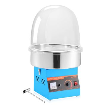 Cotton candy machine VEVOR KB-38 + MHTJJPXMO2-3S, Blue, 380 × 380 × 338 mm