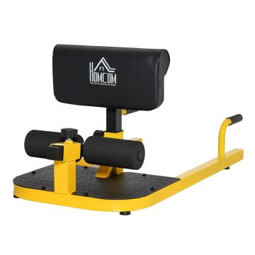 Trener wielofunkcyjny Homcom 50x97x56,5cm., żółty/czarny