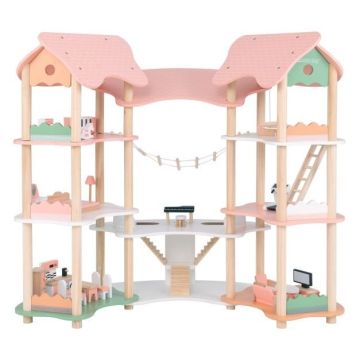 Domek dla lalek 100x48x85,5cm, różne kolory