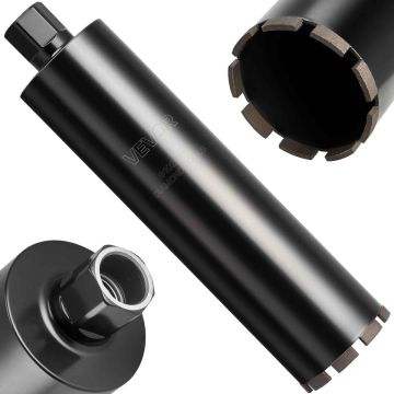 Diamond core bit VEVOR, 1-1/4 in.-7, 102 × 356 mm