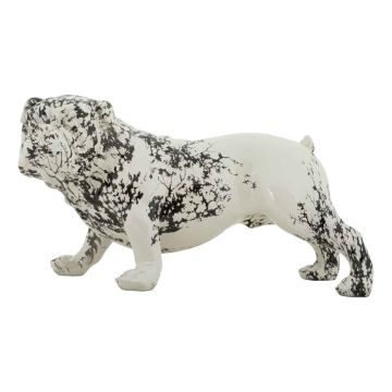 Dekoracyjna rzeźba buldoga, 38 × 21 × 18,5 cm