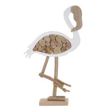 Decorative flamingo sculpture Mauro Ferretti, 31 × 56 × 9 cm