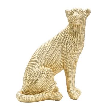 Decorative leopard statue, 23 × 29 × 15.5 cm