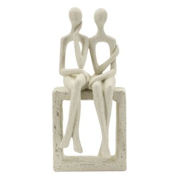 Decorative couple figurine Stons, Sand, 11.5 × 25 × 9 cm