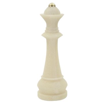 Decorative chess queen figurine QUARZY, Ø 12 × 36 cm