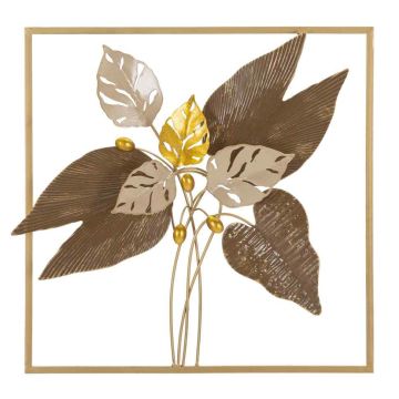 Decorative wall panel Browy, 50.2 × 50.2 × 5.1 cm