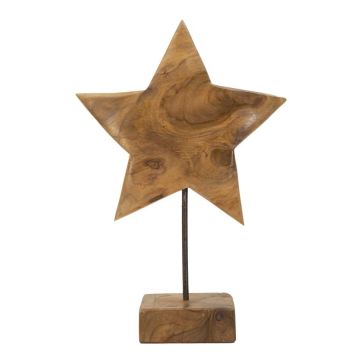 Decorative sculpture STAR, star-shaped, 28 × 42 × 12 cm