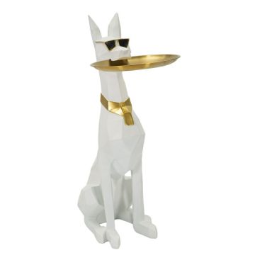 Decorative dog statue Mauro Ferretti 0120080003, 27 × 74 × 51 cm