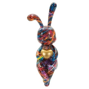 Decorative rabbit figurine Psyco A, 8 × 23 × 10 cm