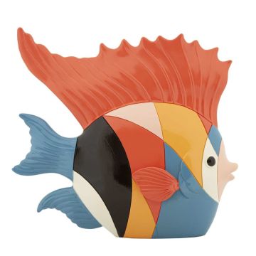 Decorative fish sculpture Mauro Ferretti Rubic, 28 × 25 × 8 cm