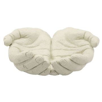 Decorative bowl Mauro Ferretti Hands Stons, 22.7 × 7.3 × 20 cm