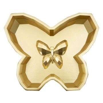 Decorative tray Mauro Ferretti Butterfly, 20.5 × 3 × 17.5 cm