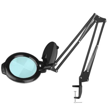 Magnifying table lamp GLOW MOONLIGHT 8013/6, Black