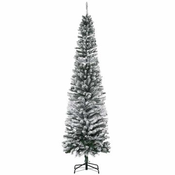 Sztuczna choinka o śnieżnej powierzchni, 225 cm, 738 końcówek, do wnętrz