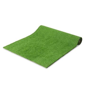 Trawa sztuczna, wysokość runa 10 mm, zielona, ​​400 × 100 cm