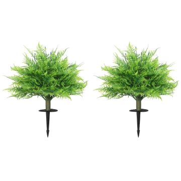 Artificial Boston fern, 2 pcs, Green, Ø40 × 60 cm