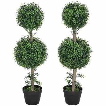 Artificial boxwood, 2 pcs.