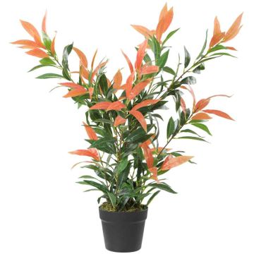 Artificial plant, 300 leaves, Red/Green, 45 × 90 × 45 cm
