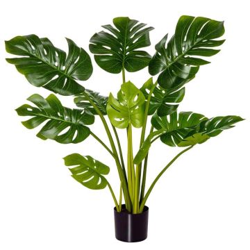 Artificial plant Homcom 17x17x110cm., green/black