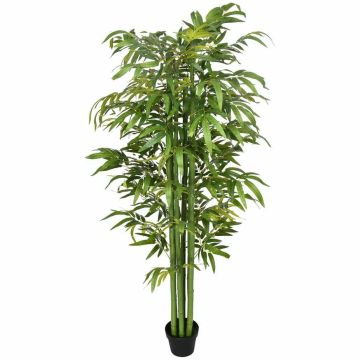 Artificial plant Homcom 17x17x180cm., green/black