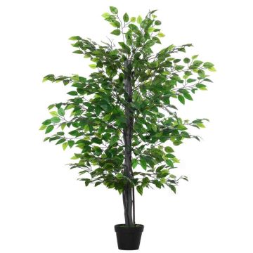 Искусственное растение Outsunny 17x17x145см, зелёный/чёрный