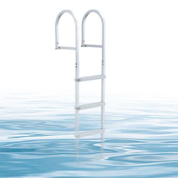 Dock ladder VEVOR HXZTCX-XP-4, 4-step removable, 37 × 9 × 117 cm