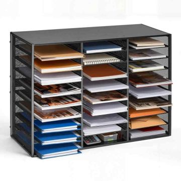 Sorter dokumentów VEVOR ZH644, 27 przegródek, 80 × 31 × 54,5 cm