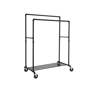 Outerwear rack on wheels HSR60B, black