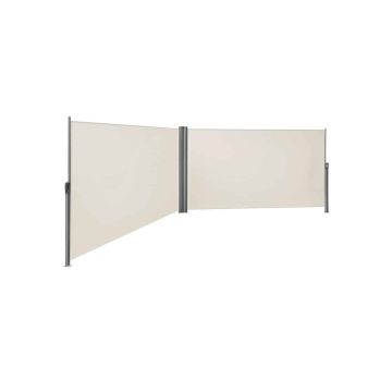 Markiza dwustronna 180 x 600 cm beżowa