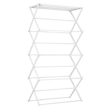 Suszarka do ubrań Homcom 74x35x144cm., biała