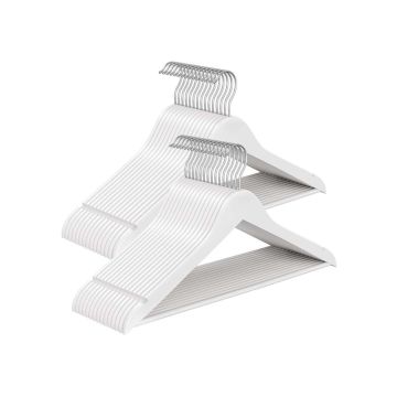 Плечики для одежды SONGMICS CRW030W02, 30 шт, Белый, 43 × 21 см
