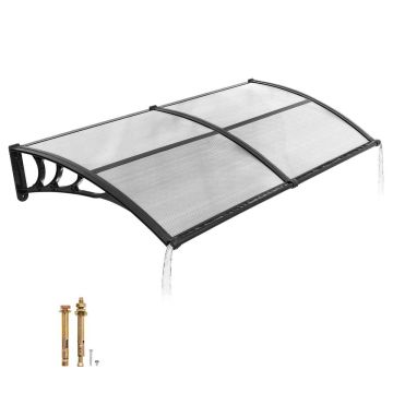 Daszek nad drzwi VEVOR CZPC40X80T-C, Przezroczysty, 104 × 61 × 10 cm
