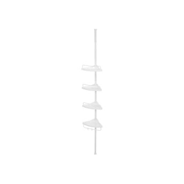 Shower shelf 85-305 cm., white