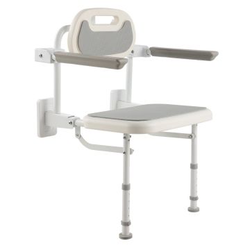 Shower chair VEVOR YJL8980-4, With backrest and armrests, 48 ​​× 75 × 58 cm