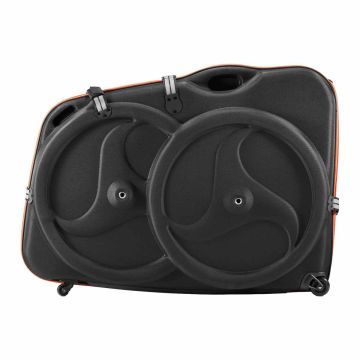 Walizka rowerowa podróżna VEVOR SS1686, do roweru szosowego 700C, czarna, 1200 × 900 × 250 mm