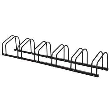 Bicycle rack Homcom 179x33x27cm., black