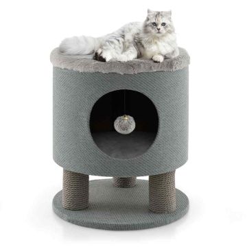 Scratching post 40x40x47cm., dark gray