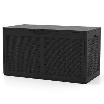 Garden storage box 111x56x61cm., black
