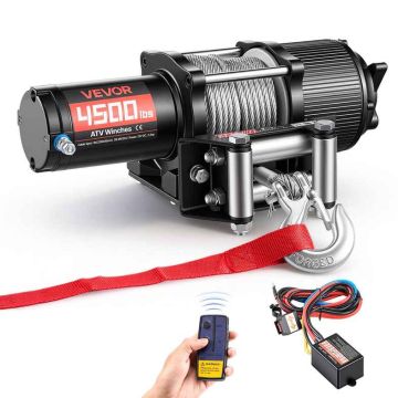 Wyciągarka elektryczna VEVOR P4000-1D, 2041 kg, 347 × 117 × 127 mm