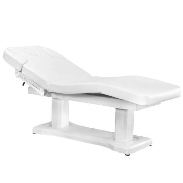 Electric beauty couch AZZURRO, With remote control, White