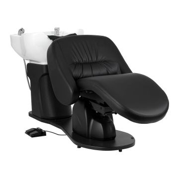 Electric barbershop washing station Gabbiano Trycho 2, Black