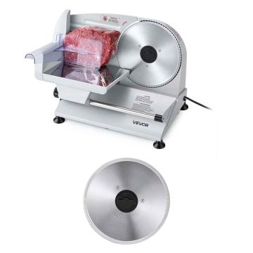 Krajalnica elektryczna do mięsa VEVOR SL-520A, 2 noże, 38 × 24,5 × 27,5 cm