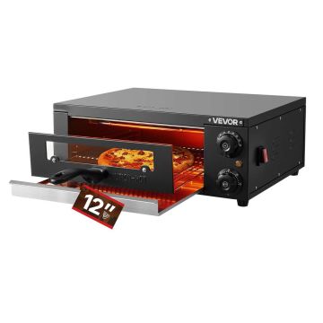 Piec elektryczny do pizzy VEVOR PSL-12-EU, 47,5 × 18,7 × 53,6 cm